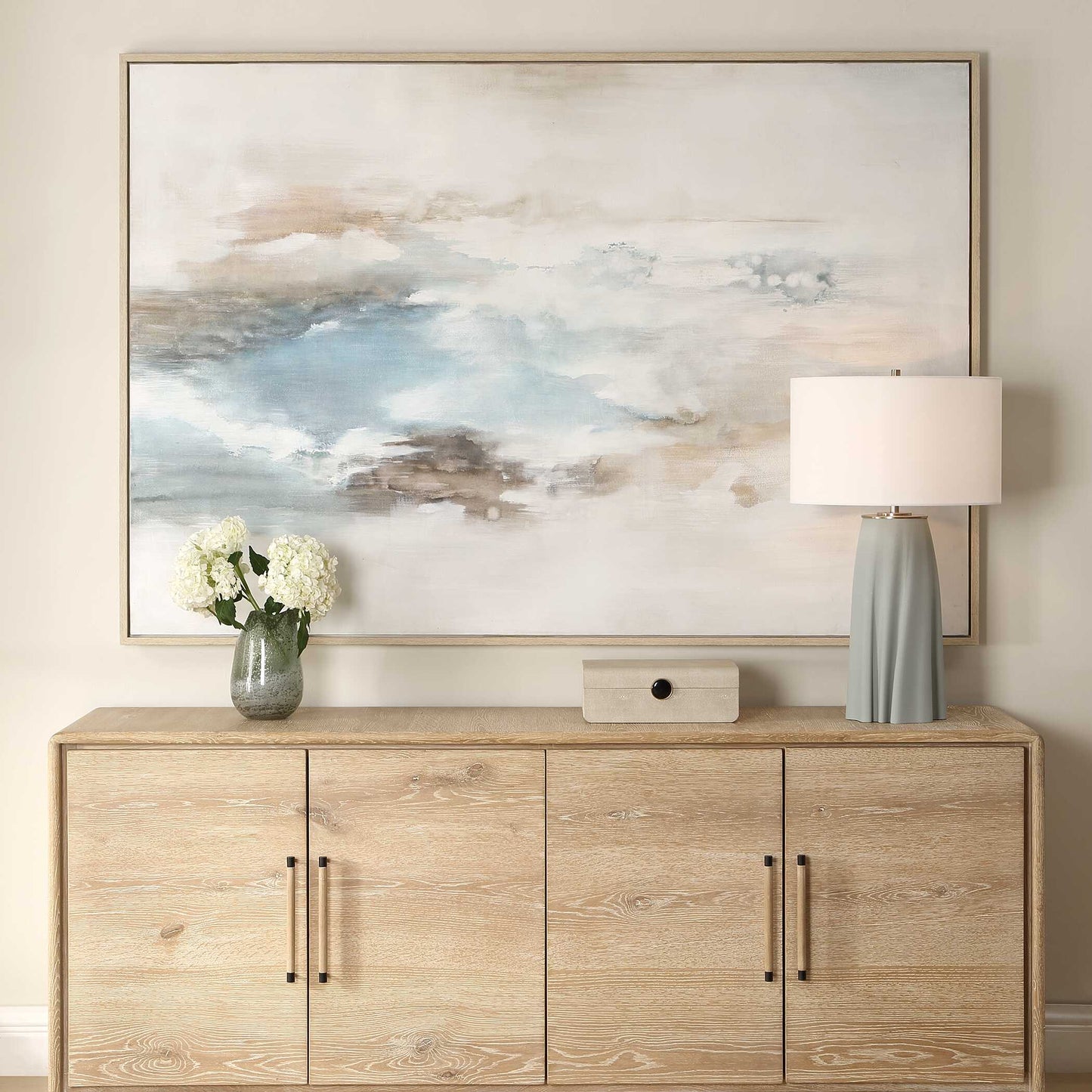 Chasing Blue Coastal Canvas Art