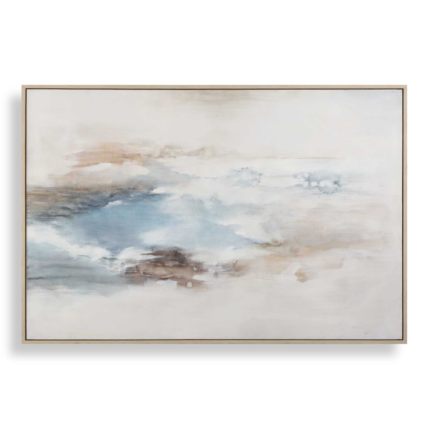 Chasing Blue Coastal Canvas Art