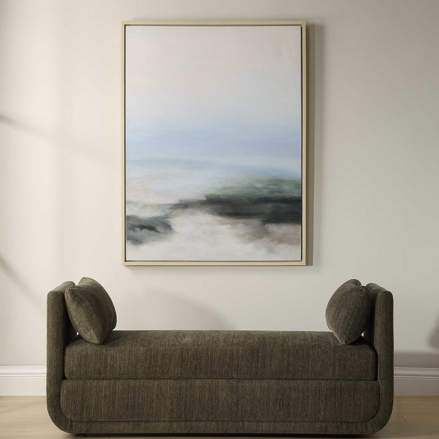 Crossing Paths Coastal Landscape Painting