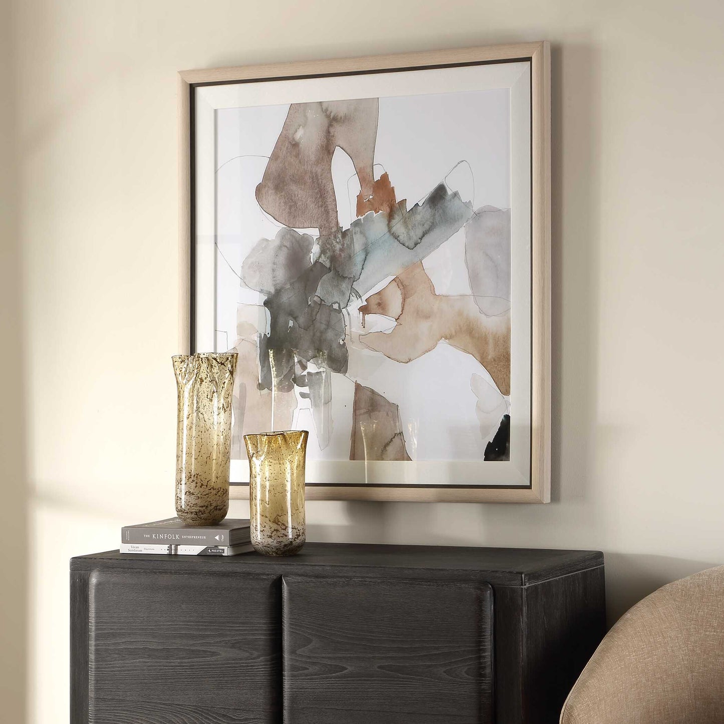 Cohesion Framed Abstract Print