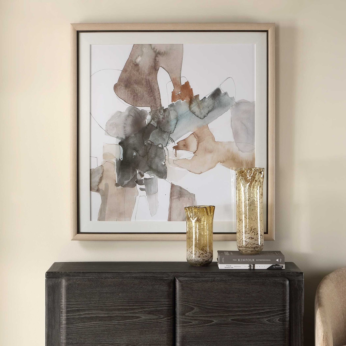 Cohesion Framed Abstract Print