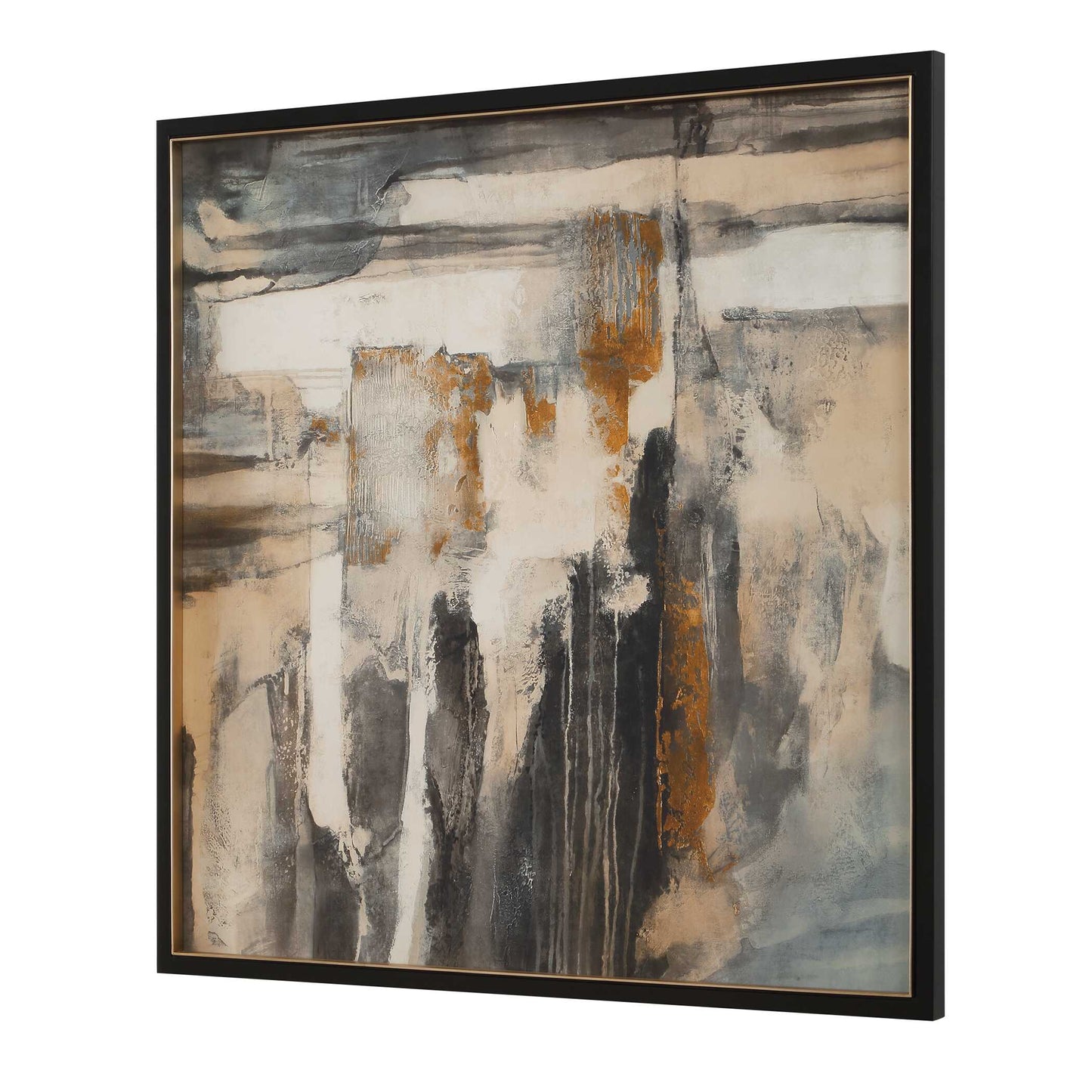 Landslide Framed Abstract Print