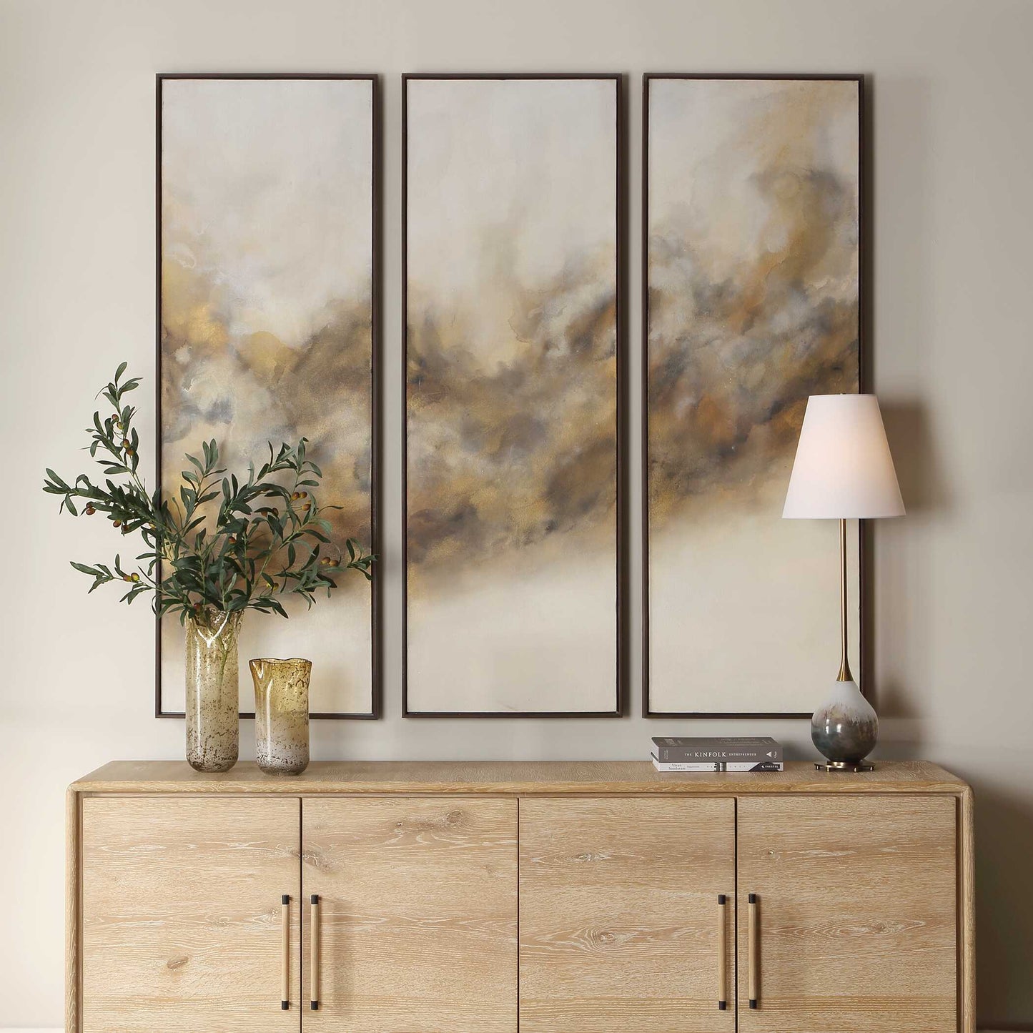 Smoke Break Hand Painted Modern Art Set/3
