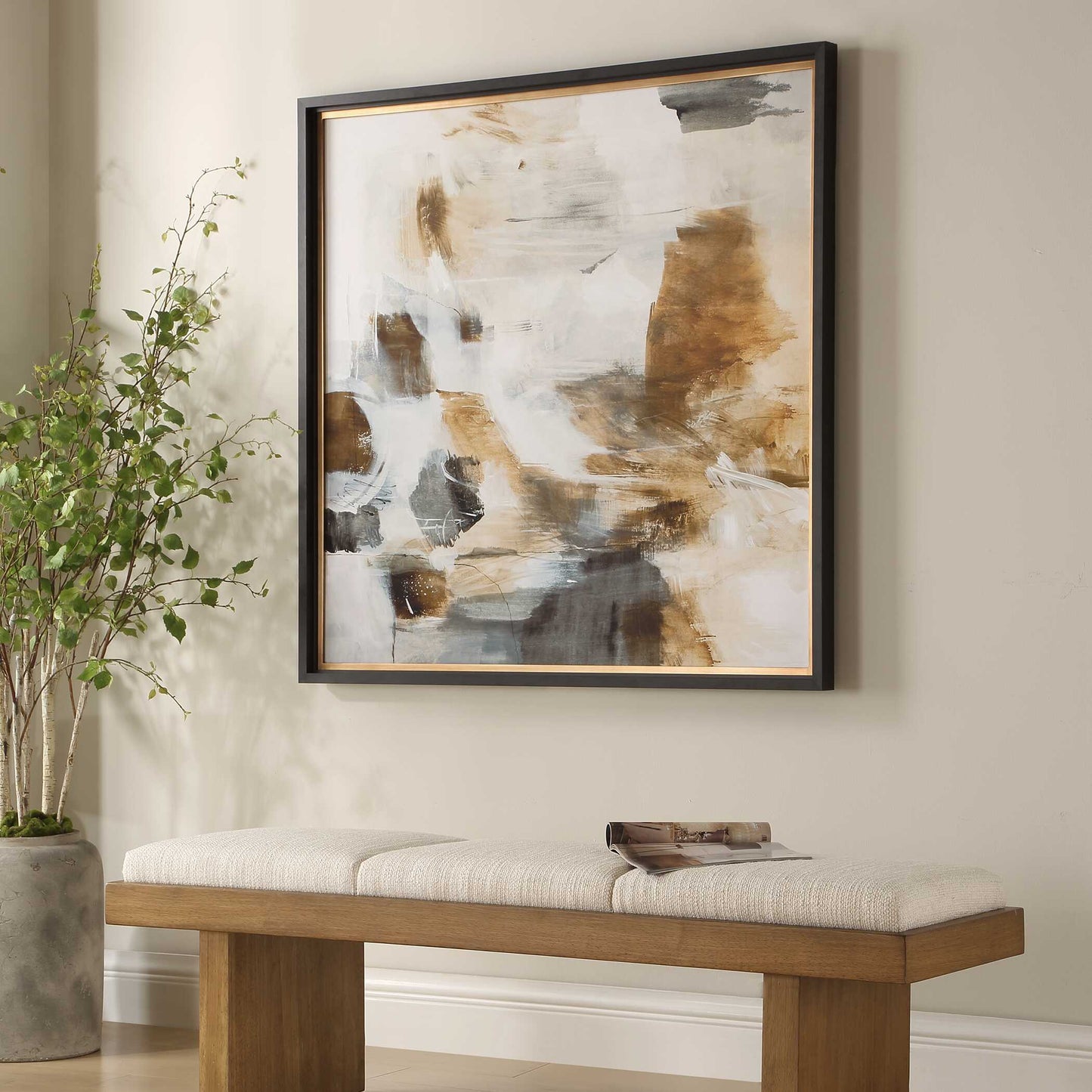 Ancient Story Framed Abstract Print