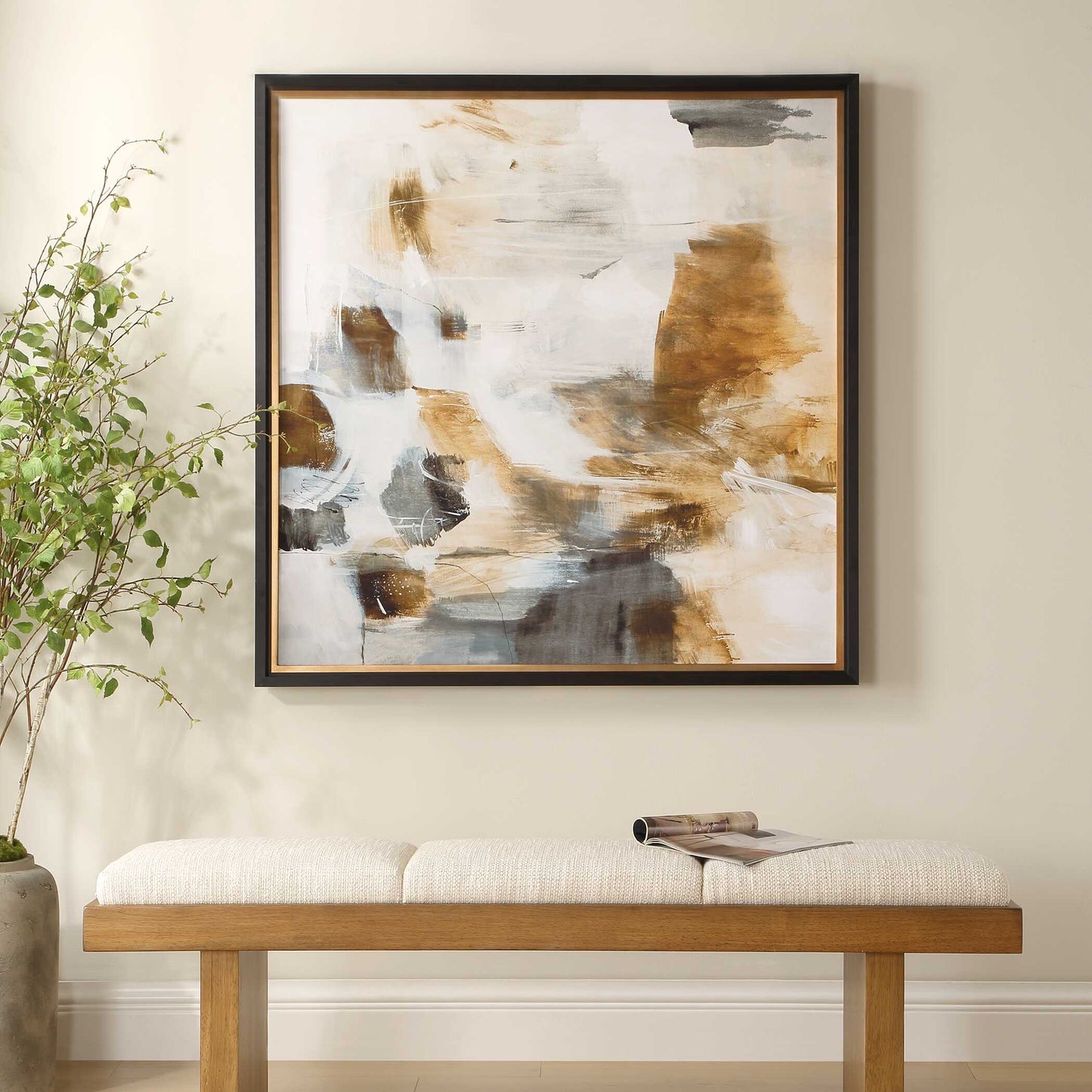 Ancient Story Framed Abstract Print
