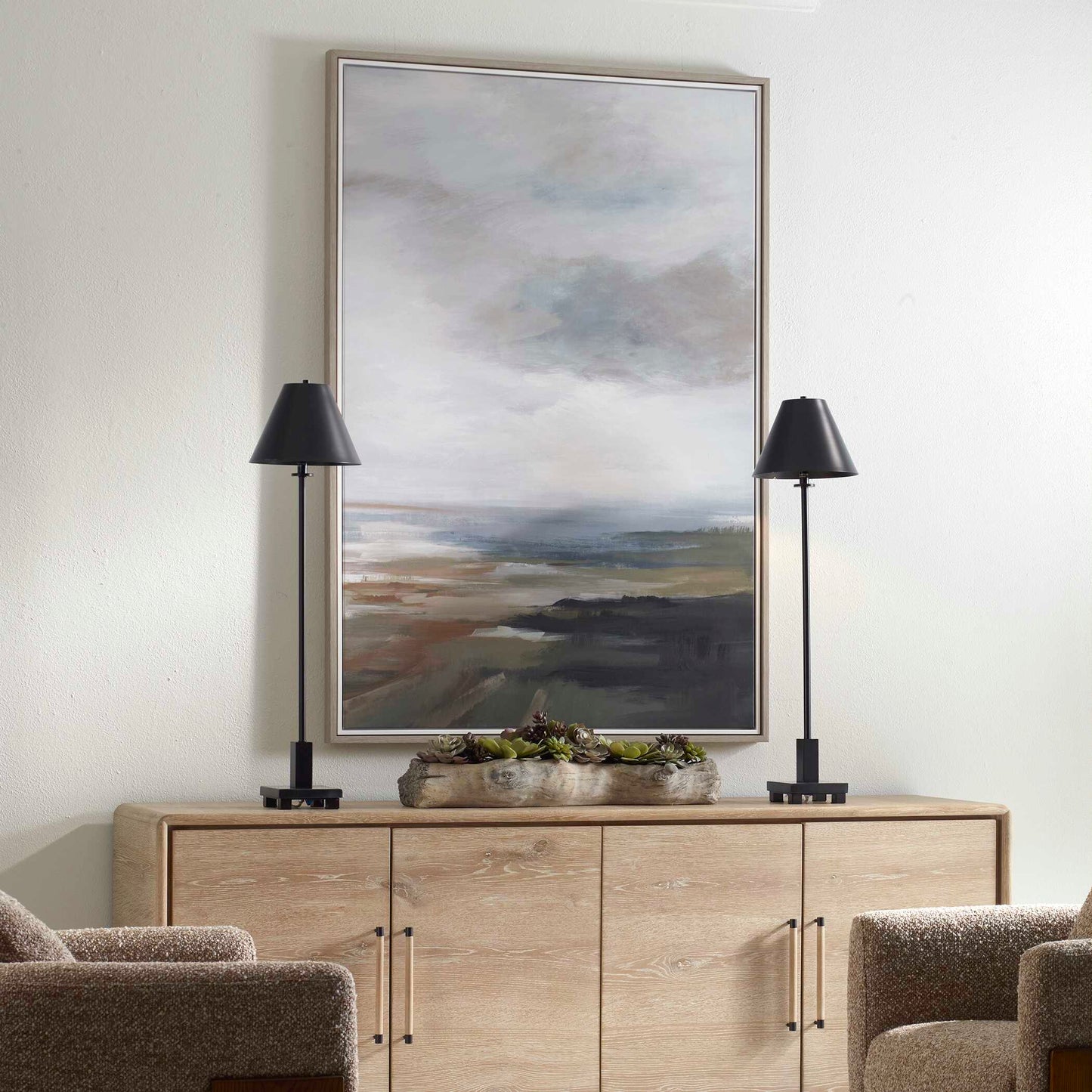 Lowlands Framed Landscape Print
