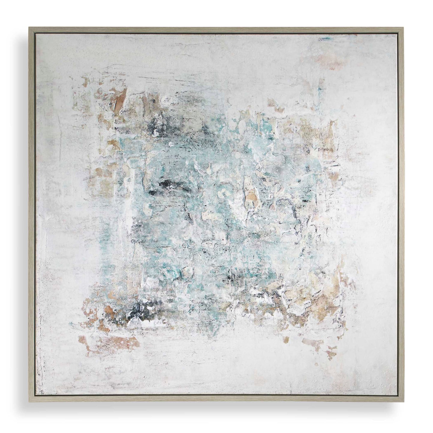 Find Me Here Abstract Framed Canvas Art
