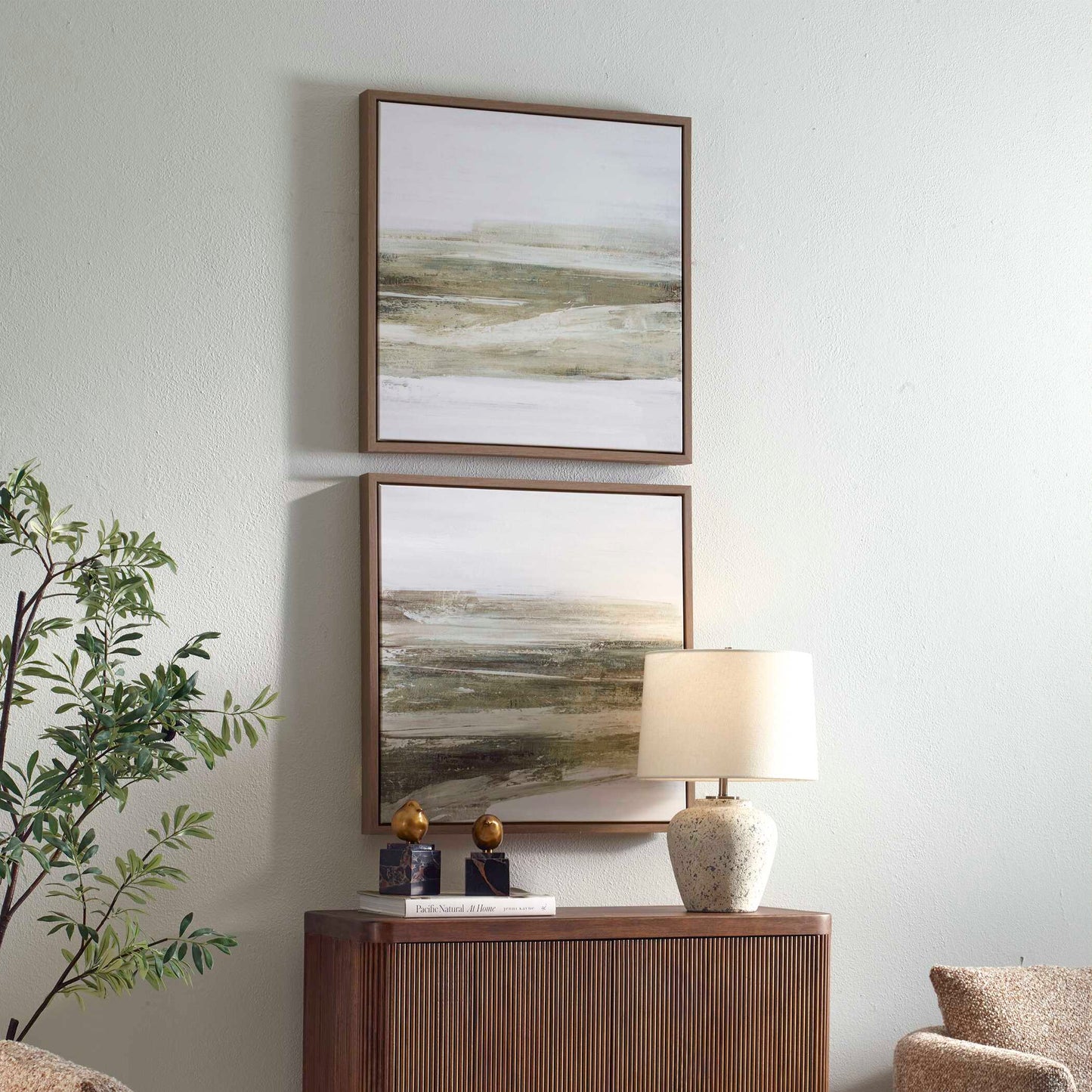All Of A Sudden Framed Canvases Set/2