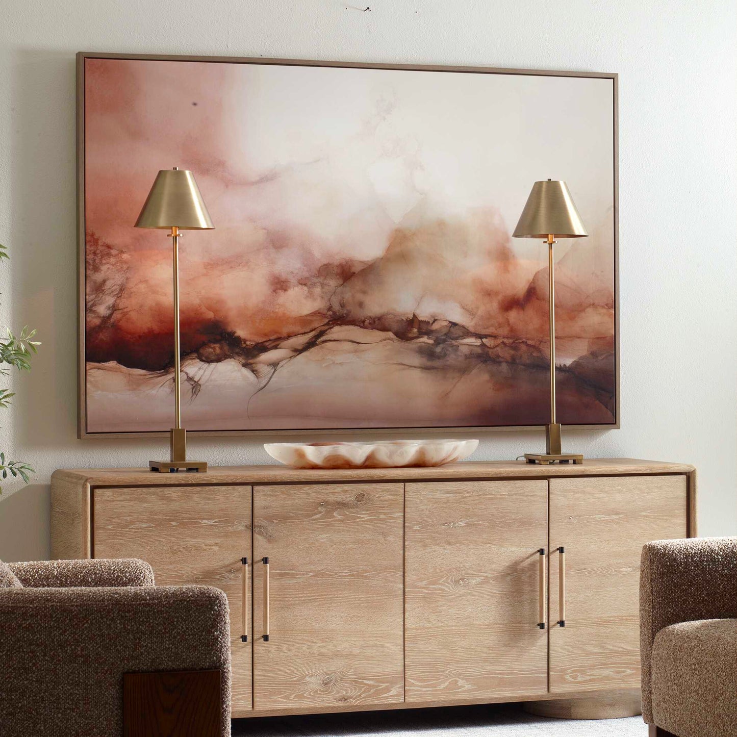 Rise Framed Modern Canvas