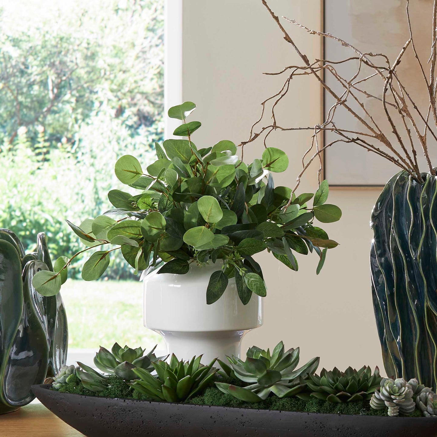 Essence Eucalyptus Accent & Vase