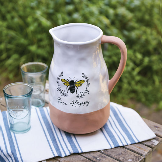 Bee Happy Pitcher