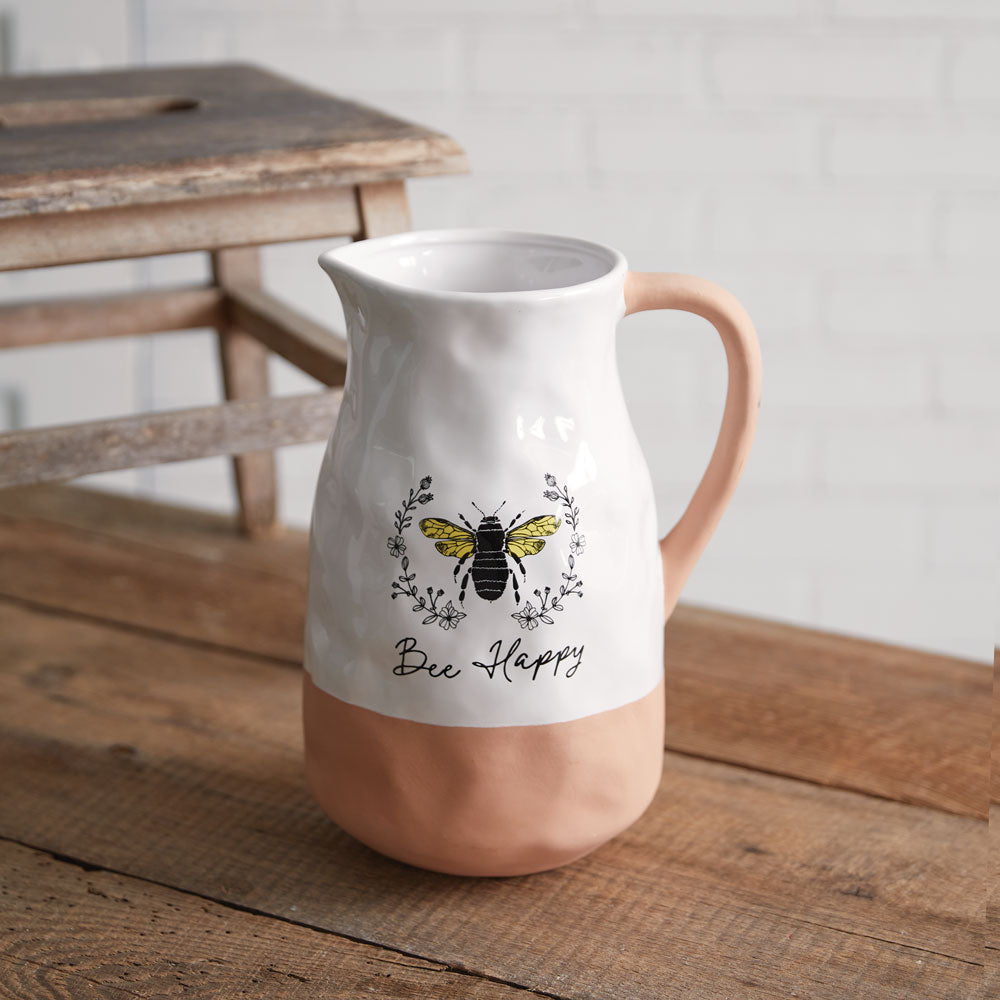 Bee Happy Pitcher