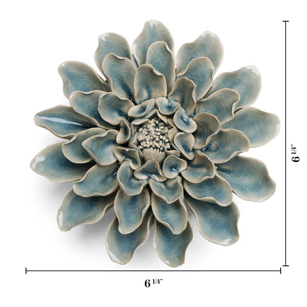 Blue Aphrodite Dahlia Wall Flower