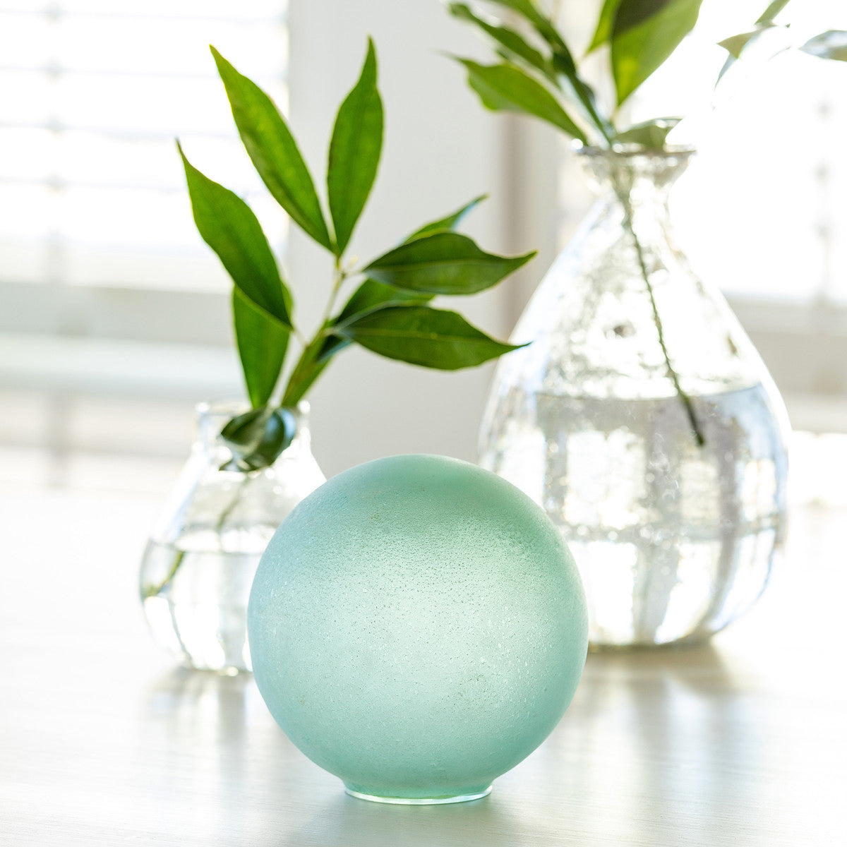 Sea Glass Decorative Orb - Small or Large