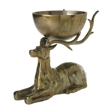 Gilded Buck Bowl