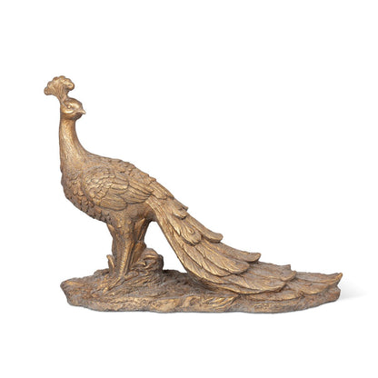 Cameo Peafowl Statue