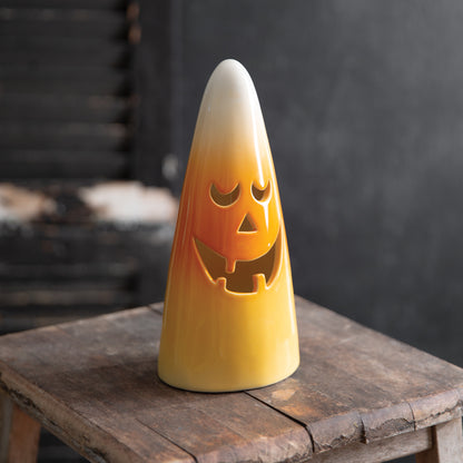 Candy Corn Jack-O-Lantern - Lights Up!