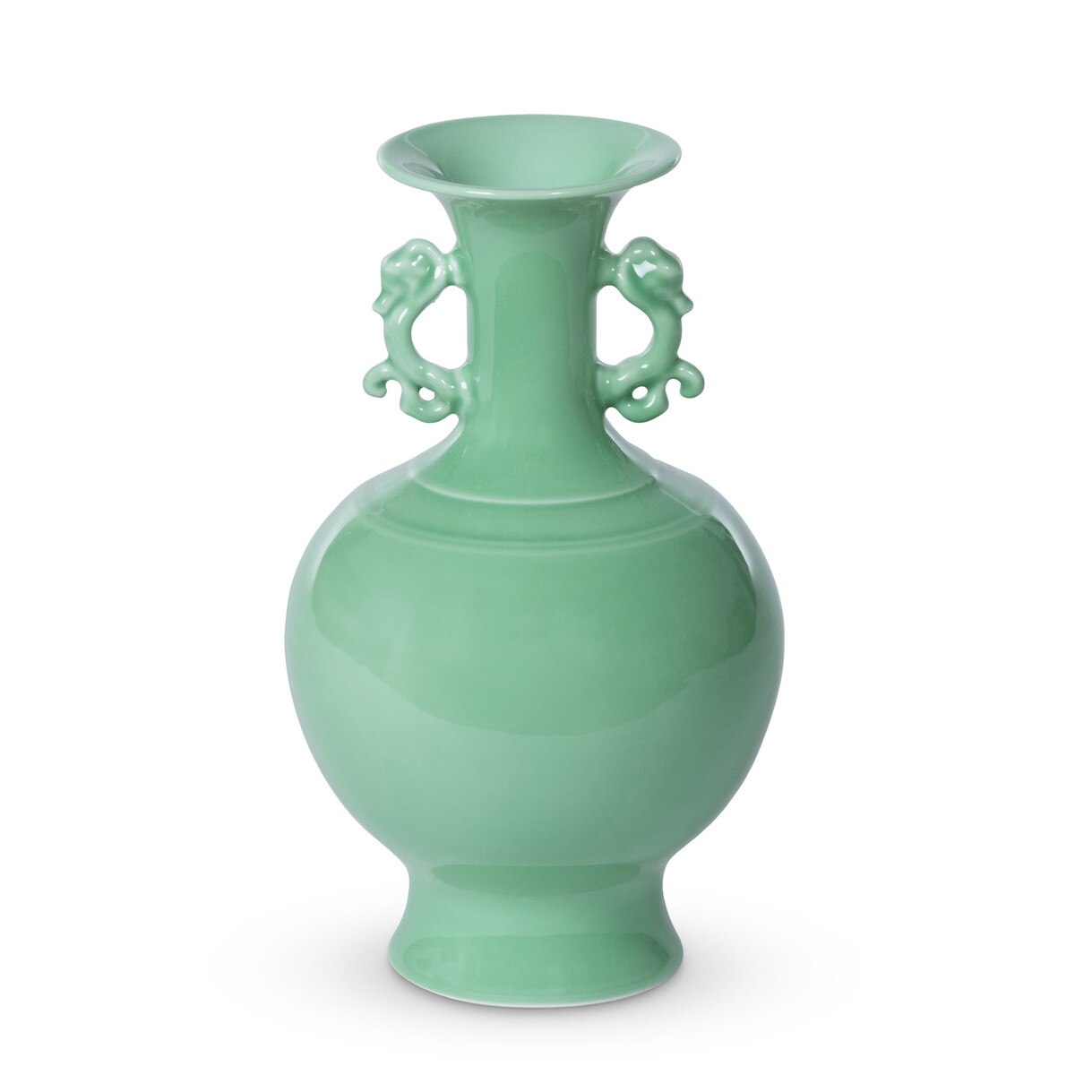 Celadon Glaze Gourd Vase Plain