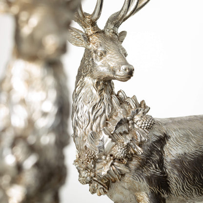 Champagne Deer Figurine Close-up