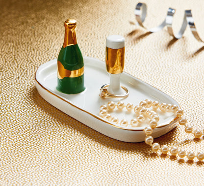 Champagne Trinket Dish