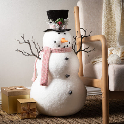 Large Cheerful Snowman Decoration