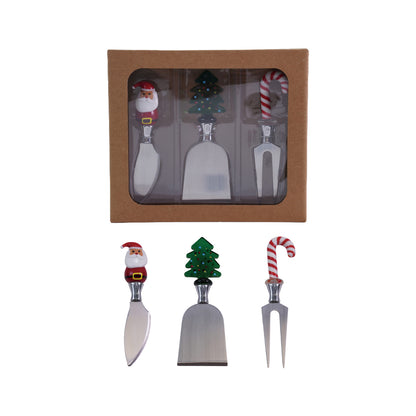 Holiday Icon Cheese Knife Set