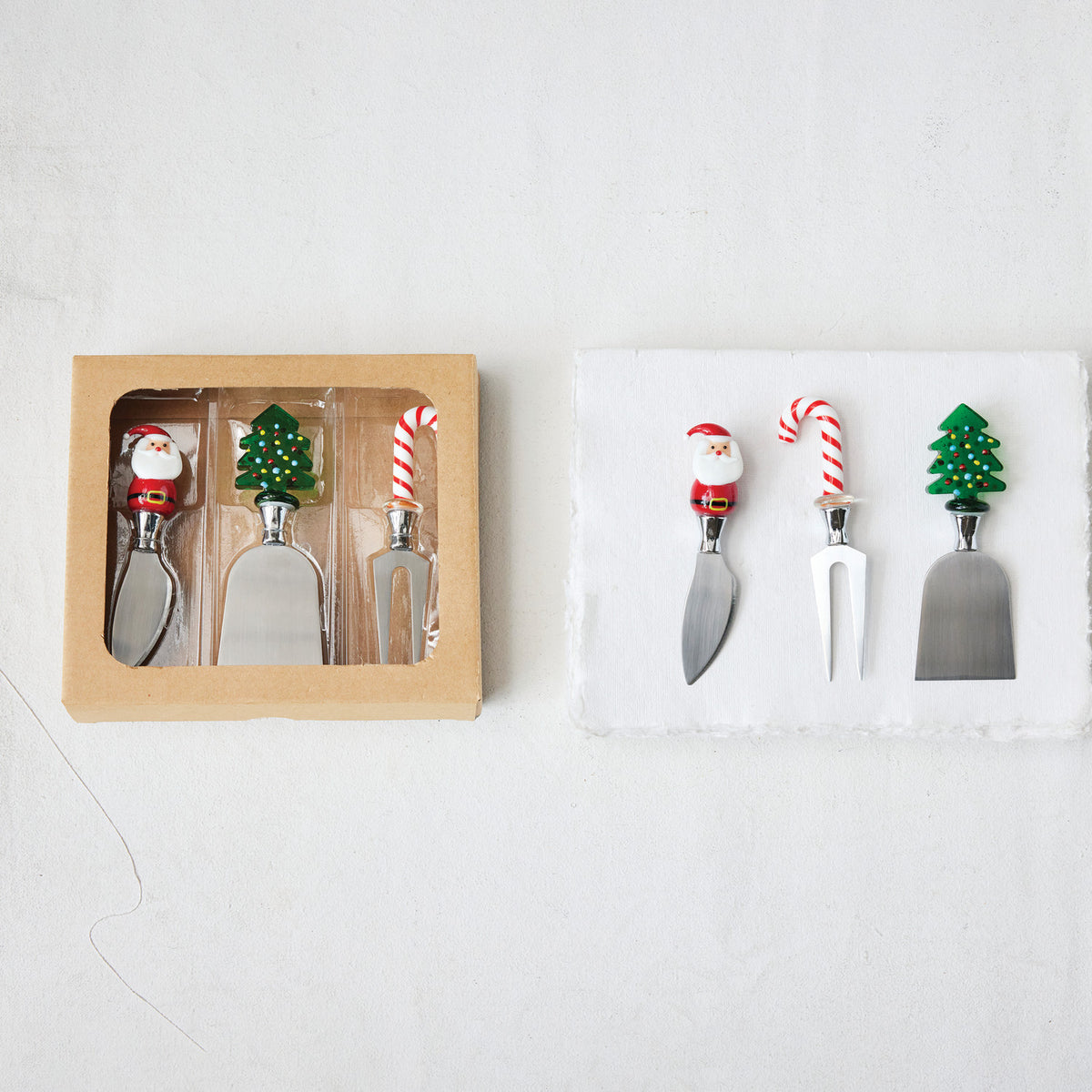 Holiday Icon Cheese Knife Set