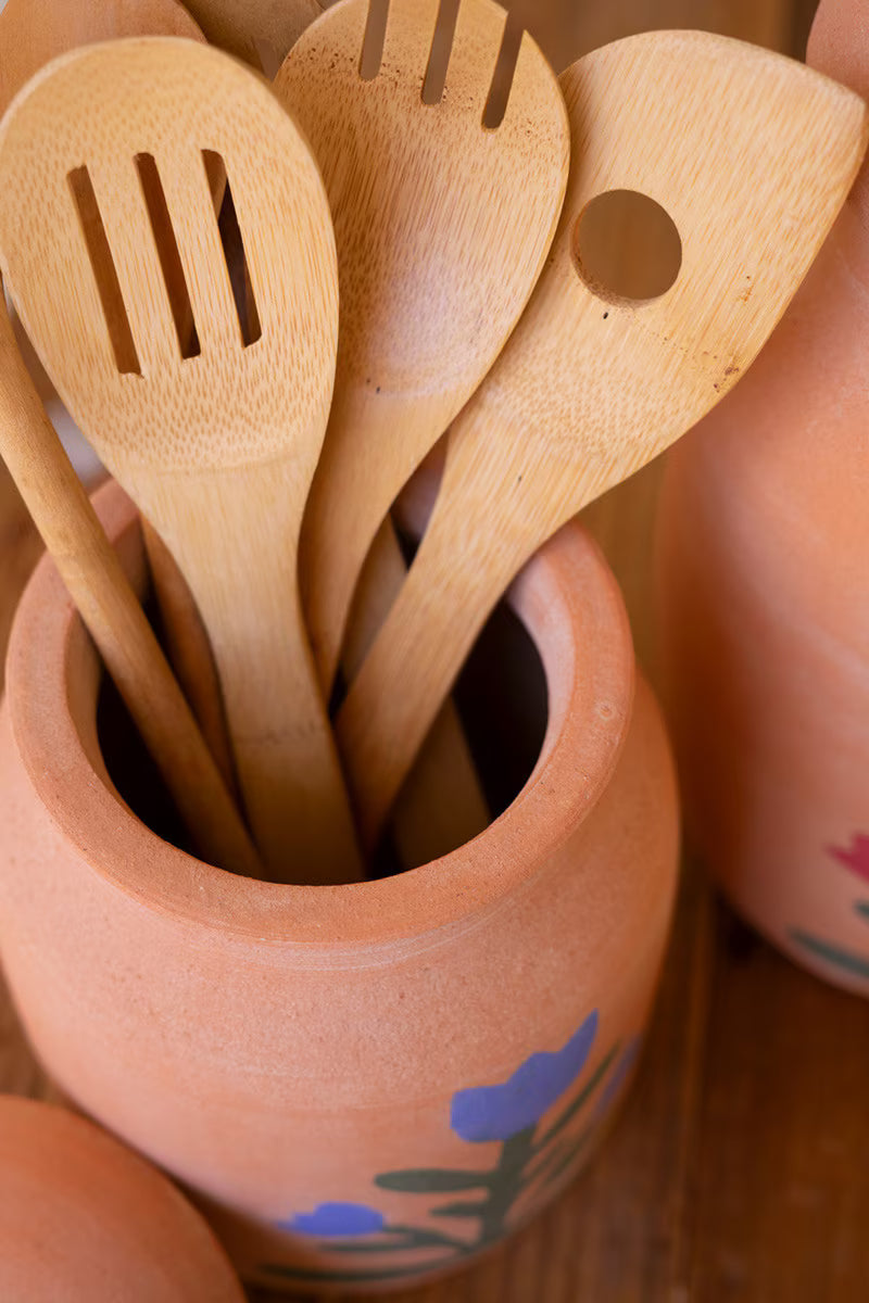 Clay Canister Set of 2