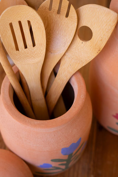 Clay Canister Set of 2