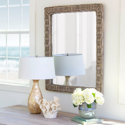 Coastal Rattan Mirror