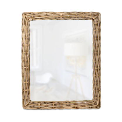 Coastal Rattan Mirror