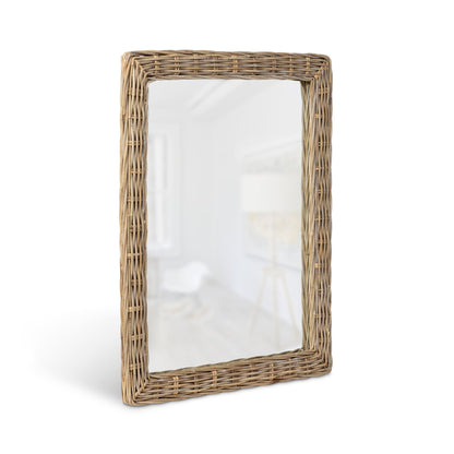 Coastal Rattan Mirror