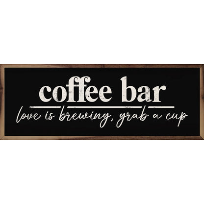 Coffee Bar Wooden Art