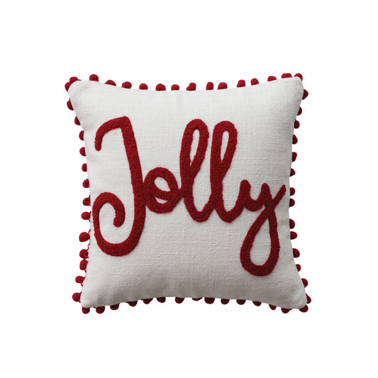 Cotton Slub Jolly Pillow - 12"