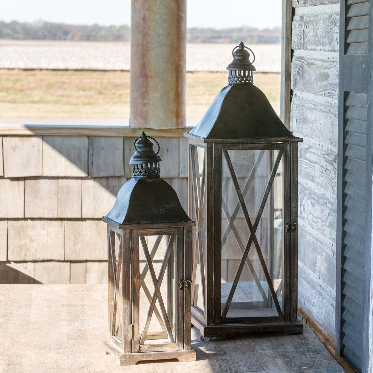 Country Club Lanterns - Set of 2