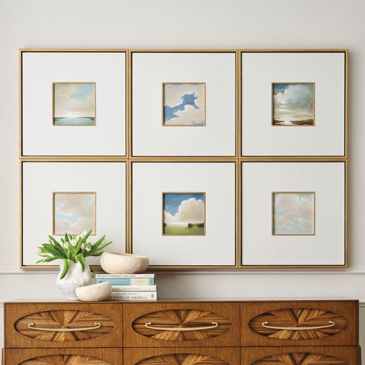 Cumulation Framed Canvases - Set of 6