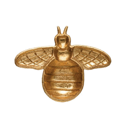 Decorative Cast-Iron Bee Dish