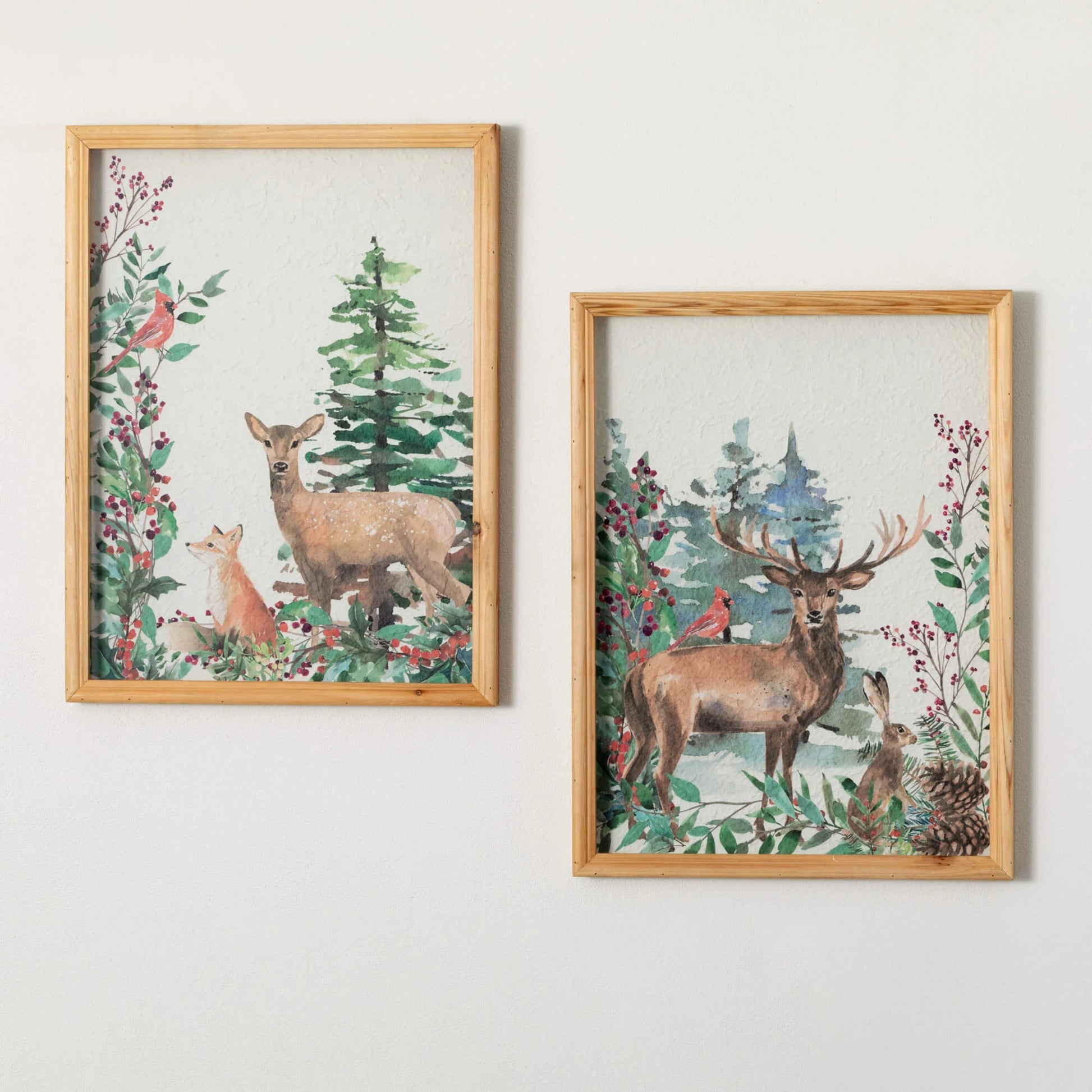 Deer Wall Decor Duo Plain