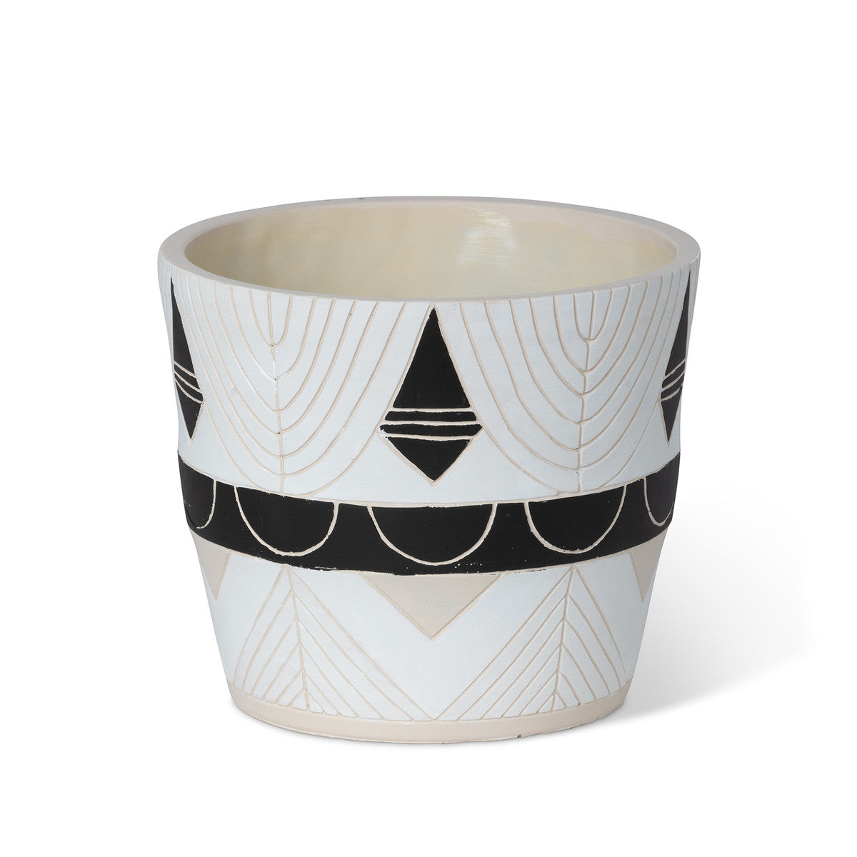 Del Sur Pattern Cement Pot