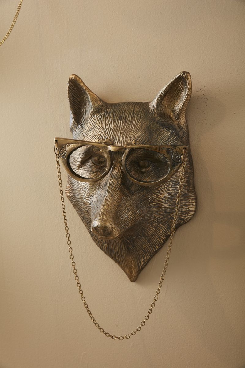 Eloise the Fox Wall Mount Left Side