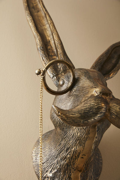 Eric the Hare Wall Mount Close-up