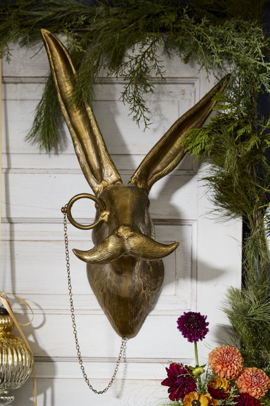 Eric the Hare Wall Mount Decorated