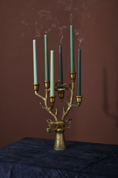 Frankie the Stag Candelabra Blown