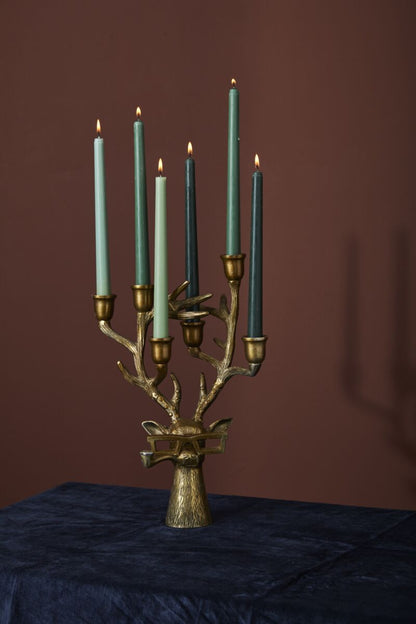 Frankie the Stag Candelabra Lighted