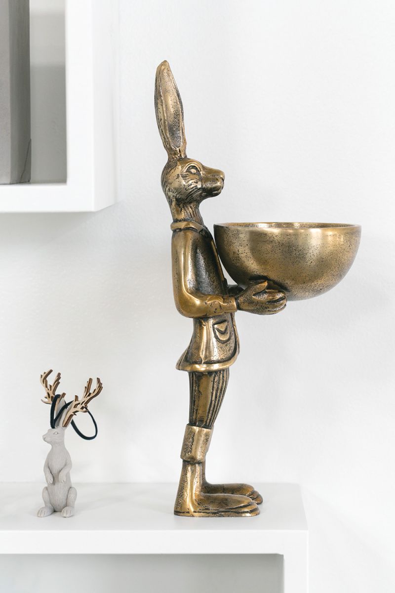 Eric the Hare Dish Stand Side