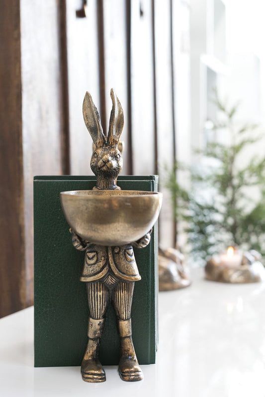 Eric the Hare Dish Stand Bookend