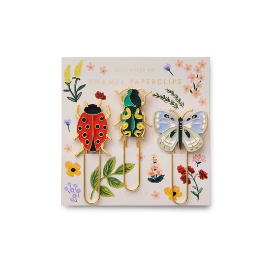 Oversized Bug Paperclip Set