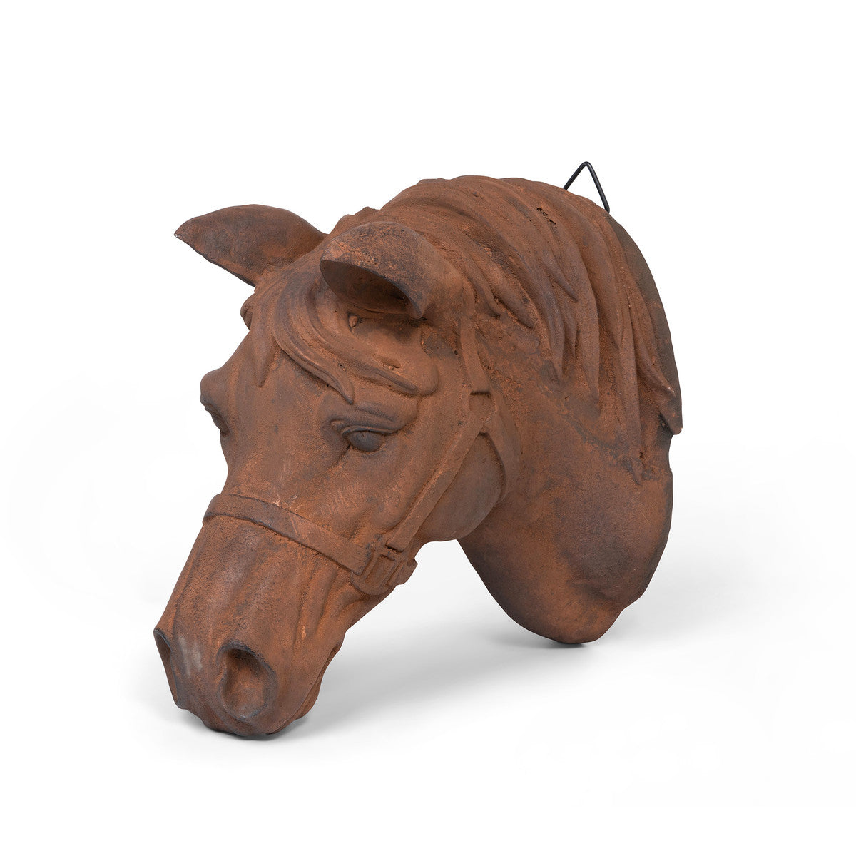 Estate Stone Wall-Mounted Horse Head