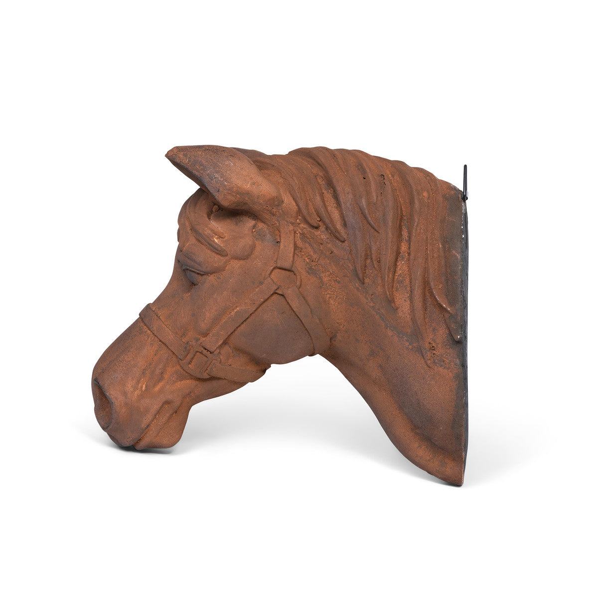 Estate Stone Wall-Mounted Horse Head