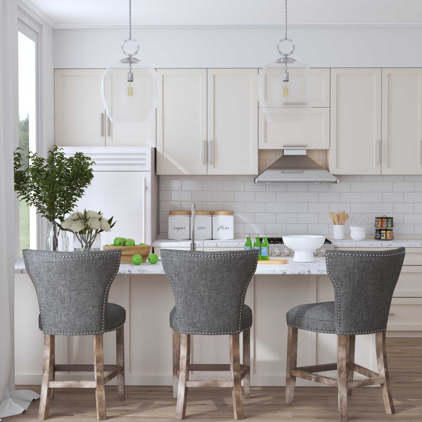 Arnaud Charcoal Counter Stool